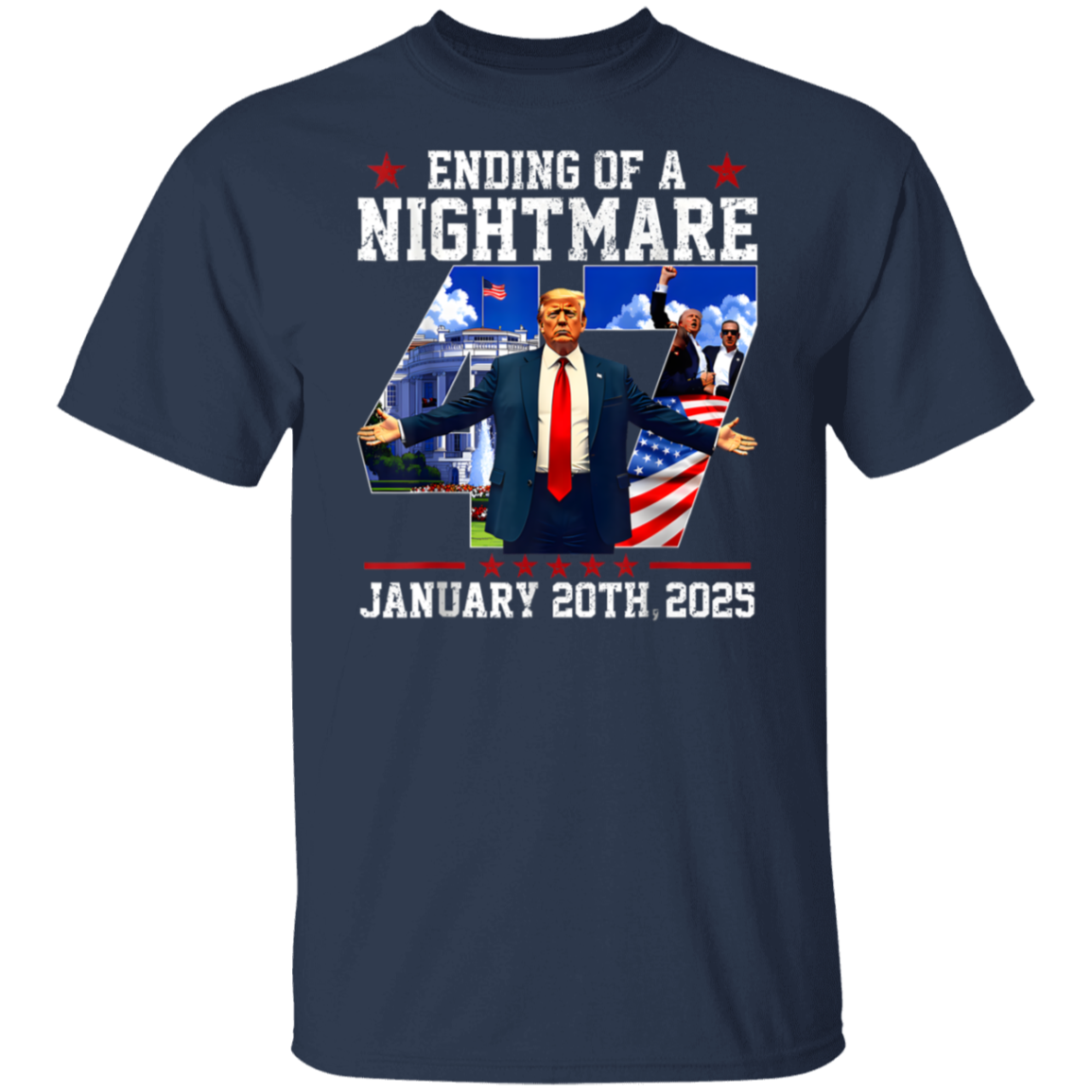 Ending Of A Nightmare Donald Trump Shirt TH10 64319