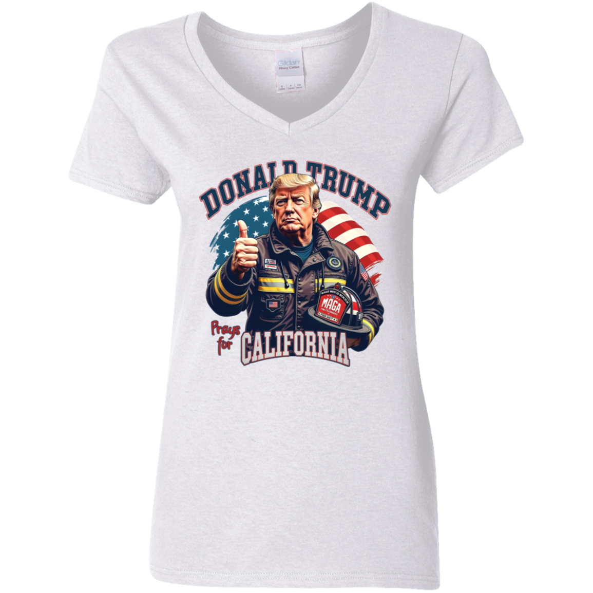 Donald Trump Prays for California Bright Shirt HA75 64306
