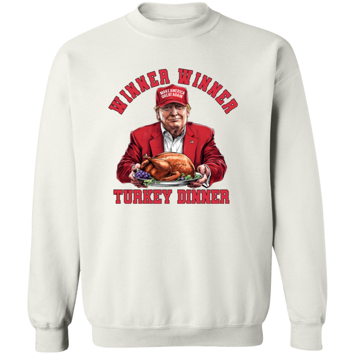 Winner Winner Turkey Dinner Bright Shirt Funny Gift For Trump Lovers HO82 67108