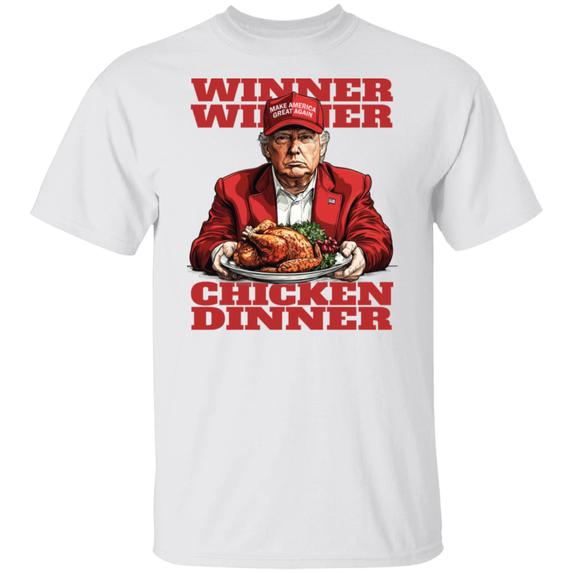 Trump Winner Chicken Dinner Bright Shirt LM32 63891