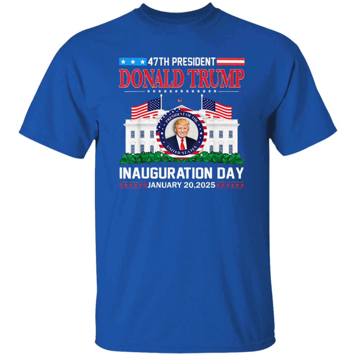 Donald Trump Inauguration Day 2025 47th USA President Dark Shirt HO82 65666