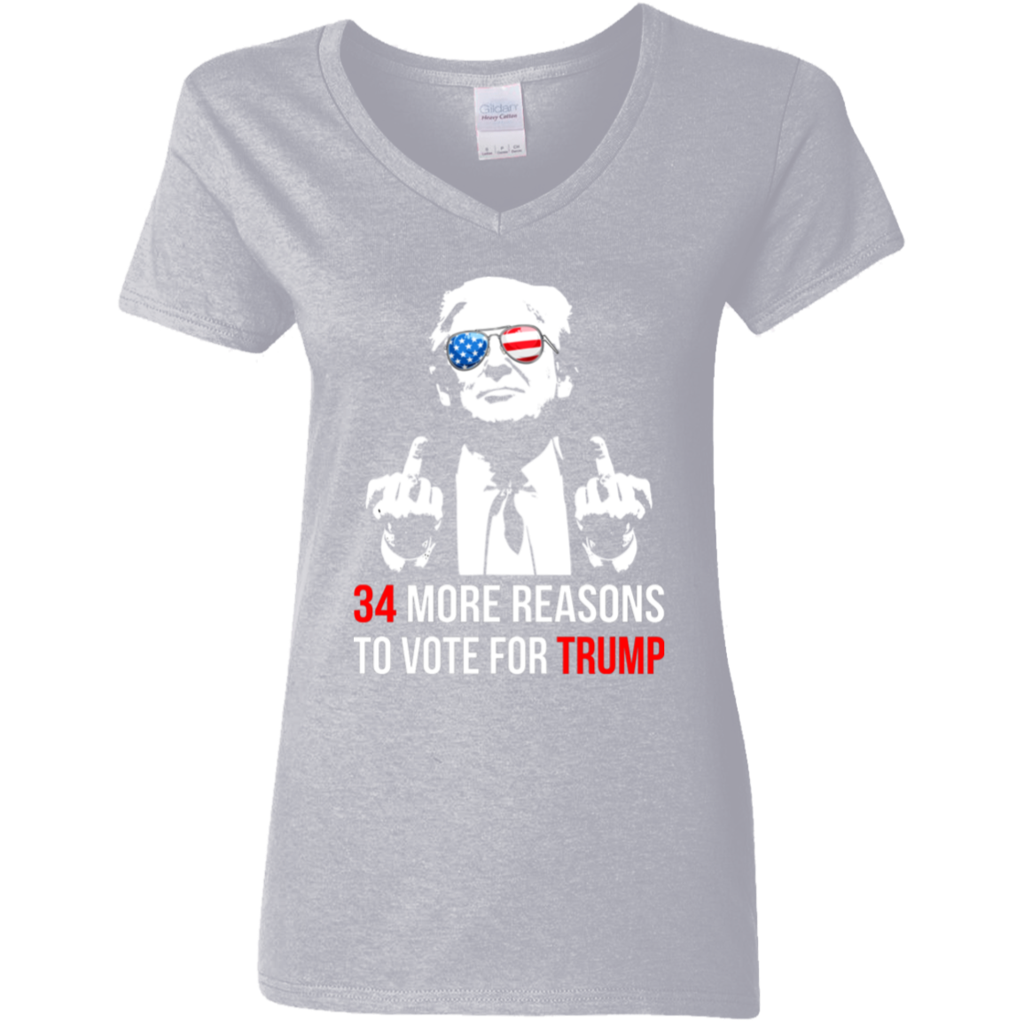 34 Reasons To Vote For Trump Shirt HA75 62612