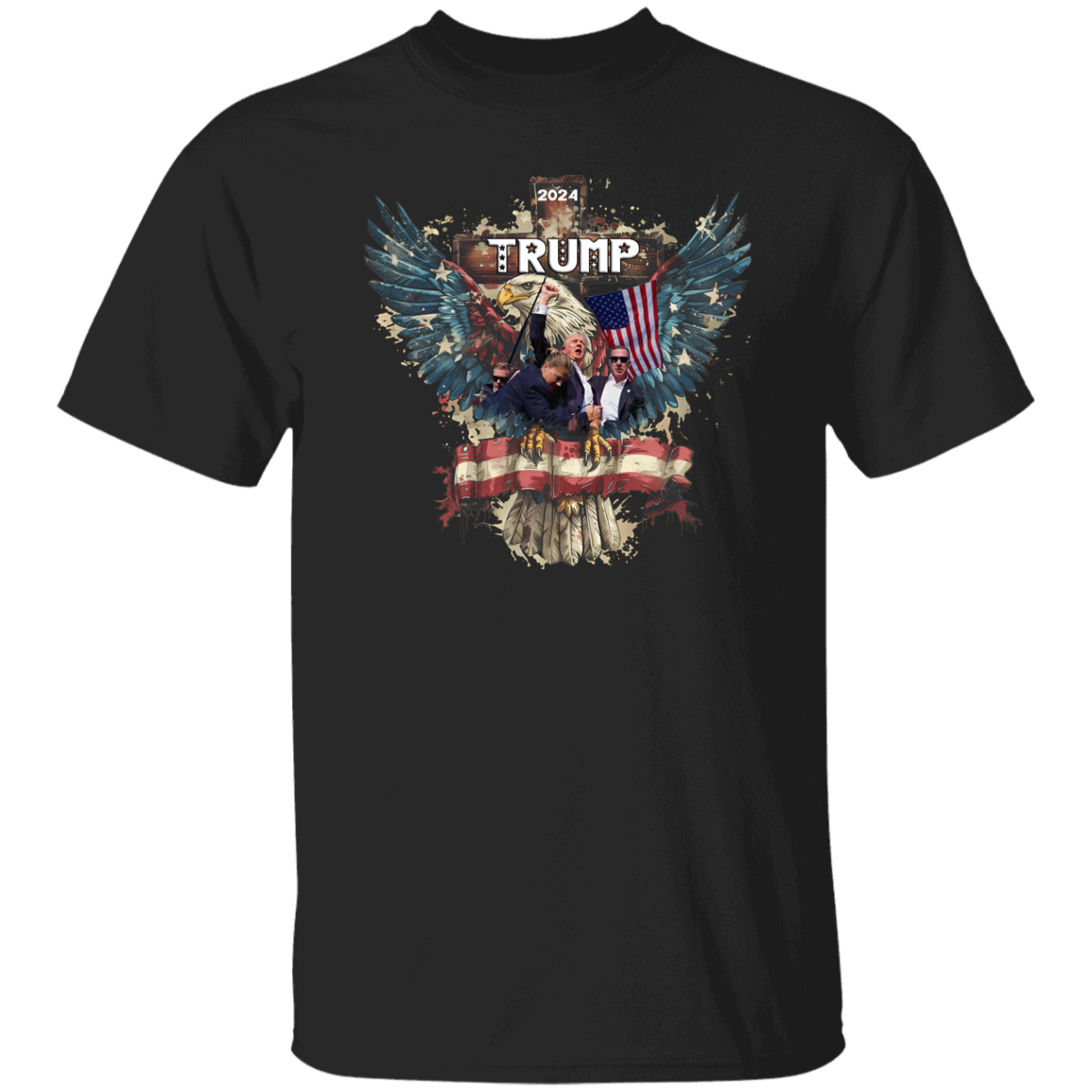 Trump President 2024 Fight Dark Shirt For Trump Lovers HO82 65392