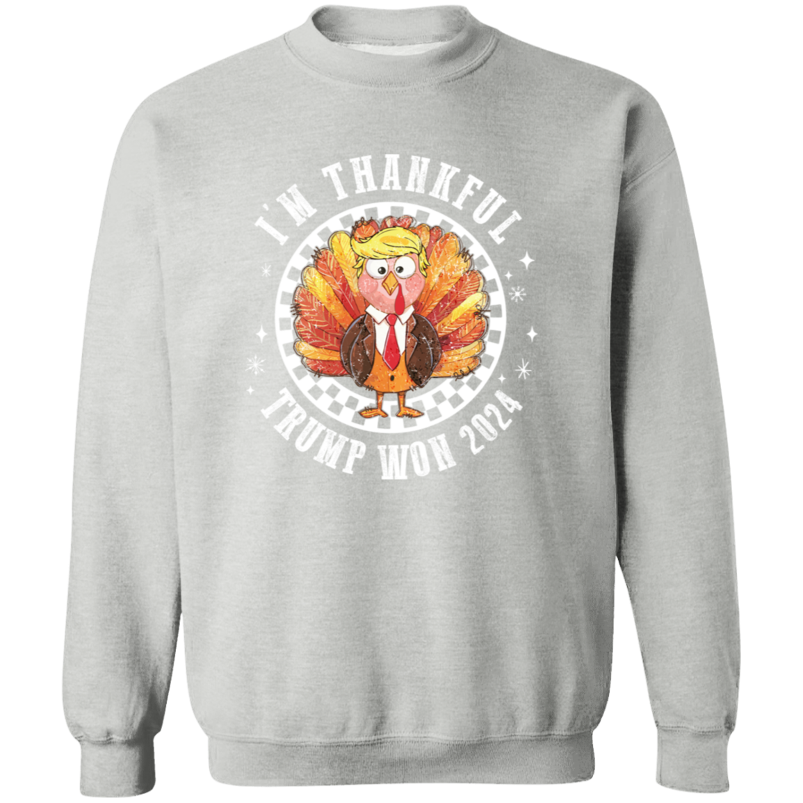 Trump Won 2024 I'm Thankful Dark Shirt HO82 65480