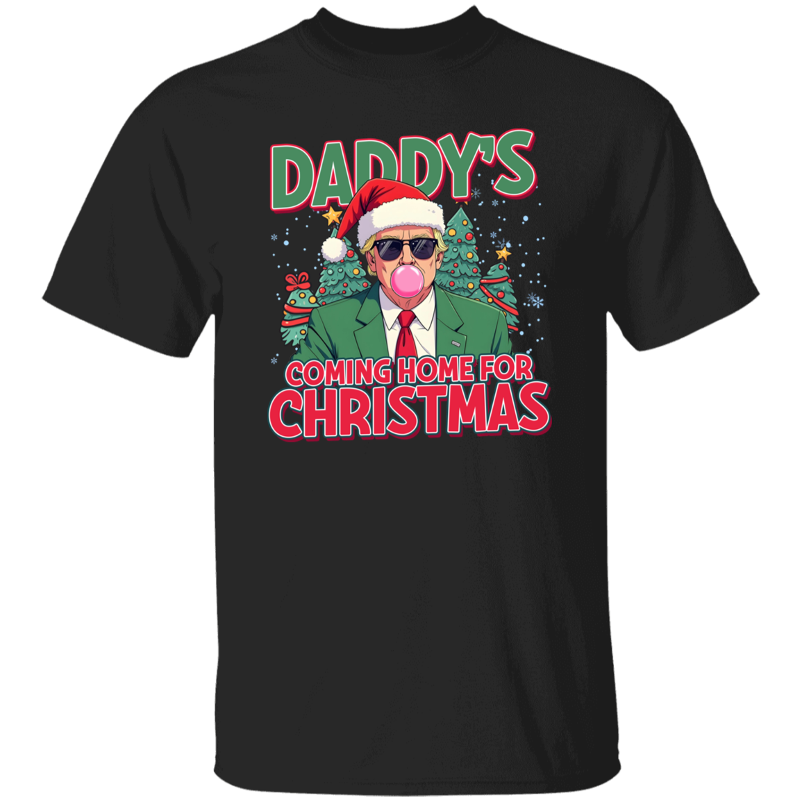 Daddy's Coming Home For Christmas Dark Shirt TH10 64061