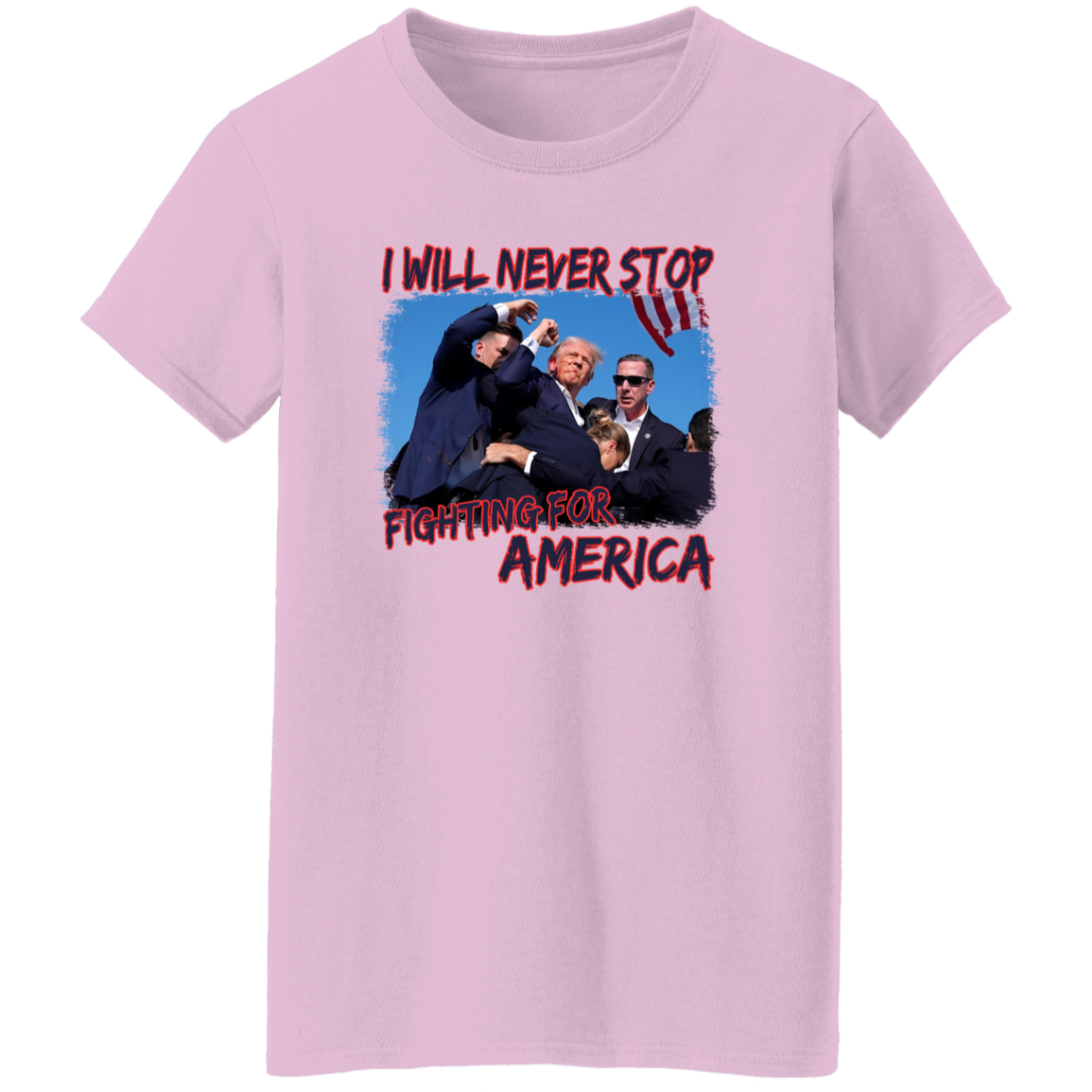 I Will Never Stop Fi**ting For America Bright Shirt TH10 63177