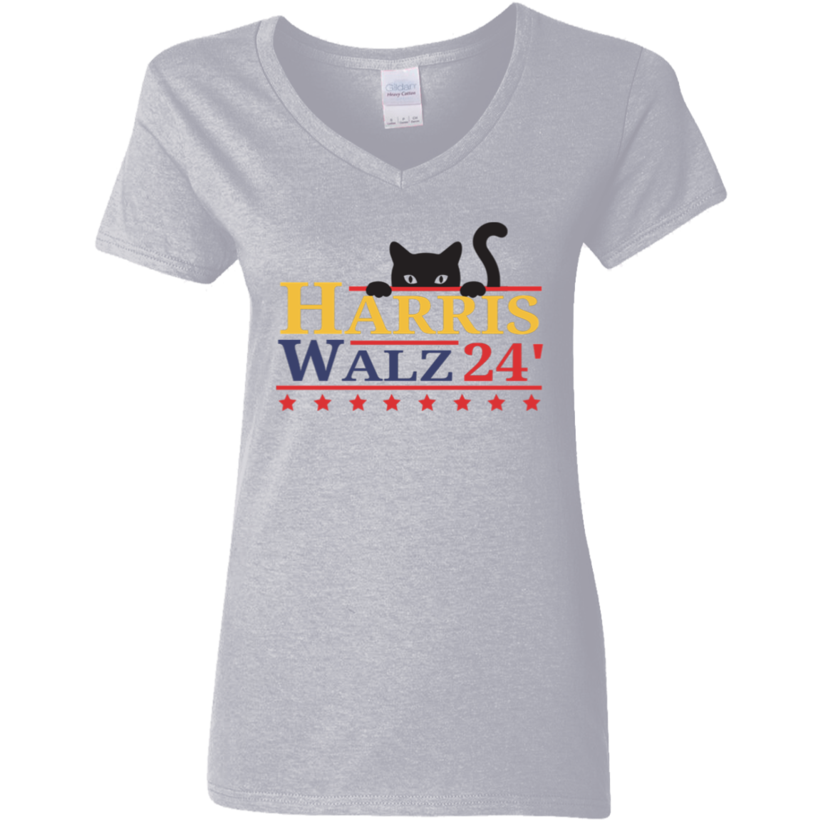 Harris Walz 2024 Cat Bright Shirt TH10 63347