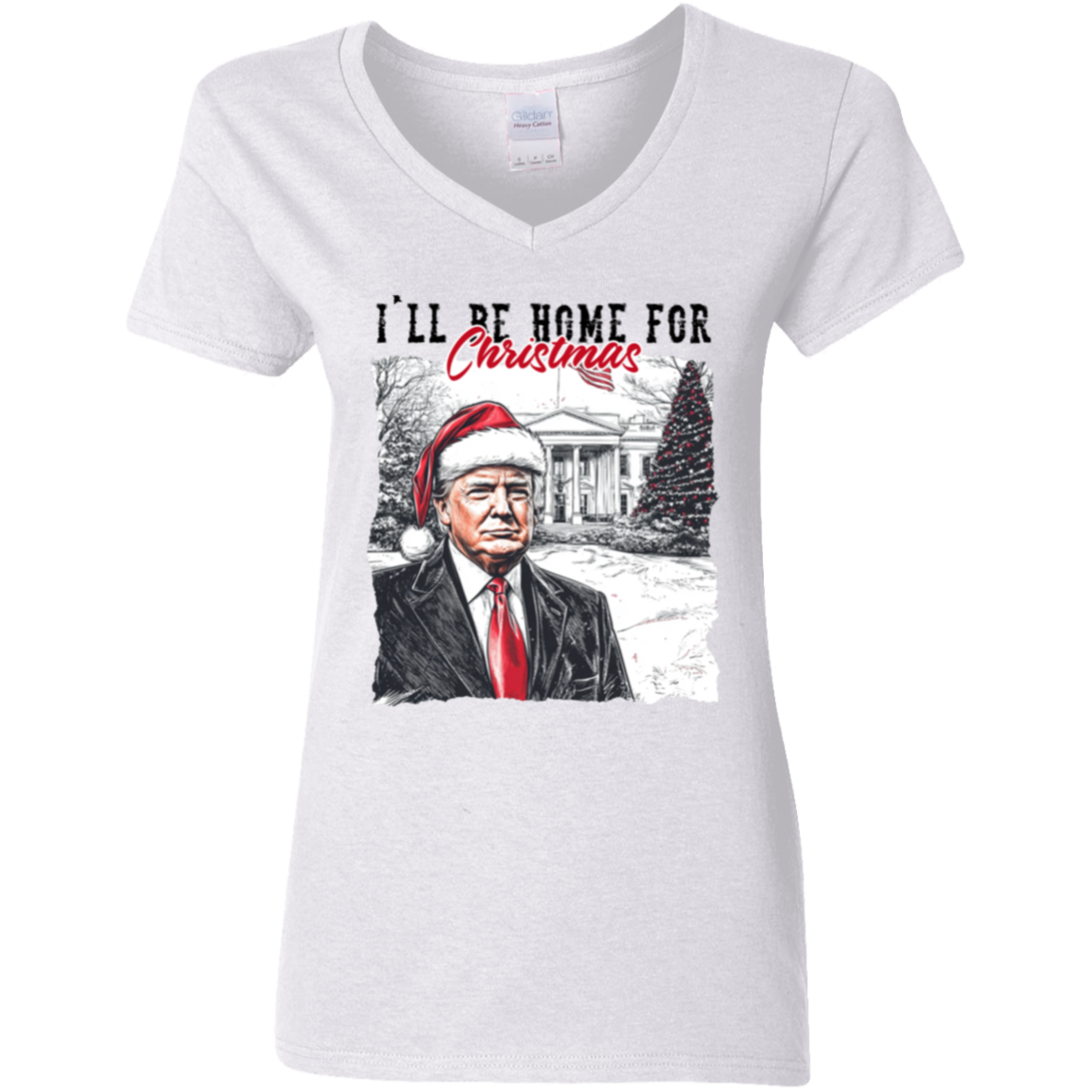I'll Be Home For Christmas Donald Trump Shirt HA75 63640