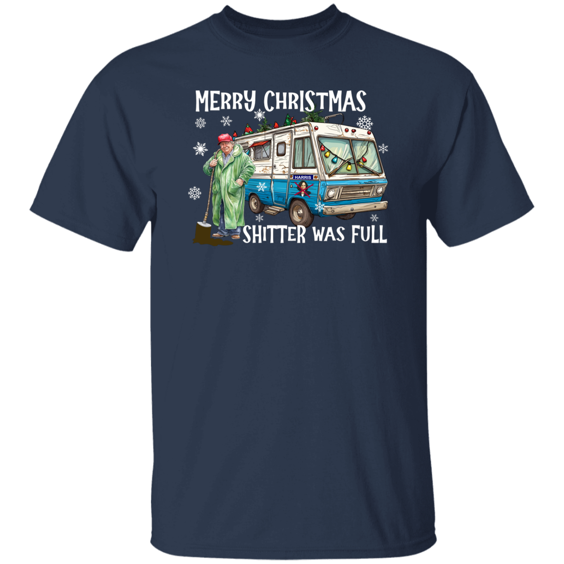 Merry Christmas Trump Shi**er Was Full Dark Shirt HO82 65332