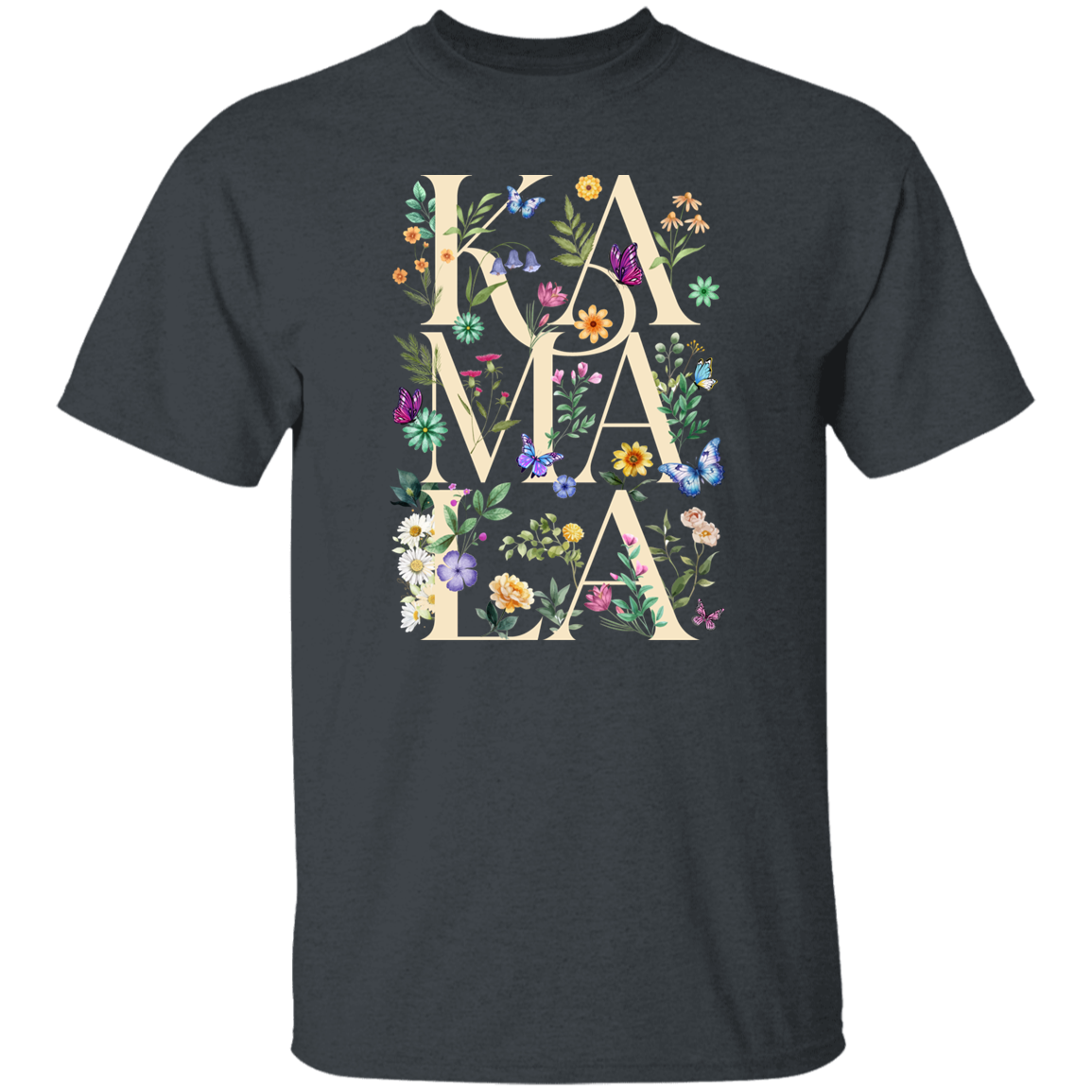 Kamala Harris Voting 2024 Presidential Election Botanical Dark Shirt HO82 65112