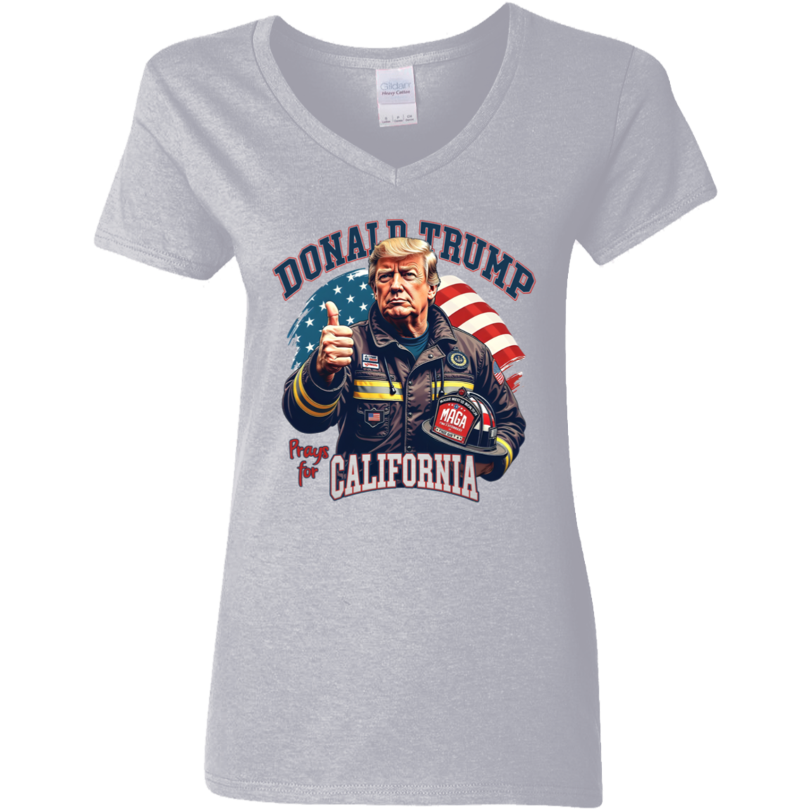 Donald Trump Prays for California Bright Shirt HA75 64306
