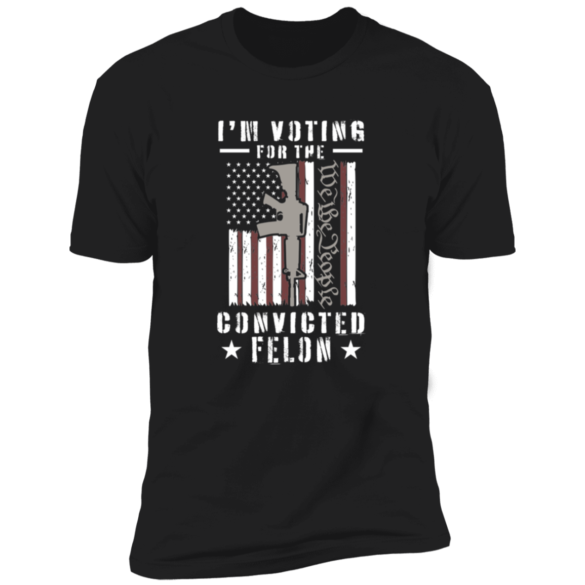 I'm Voting For The Convicted Felon Dark Shirt HO82 62708