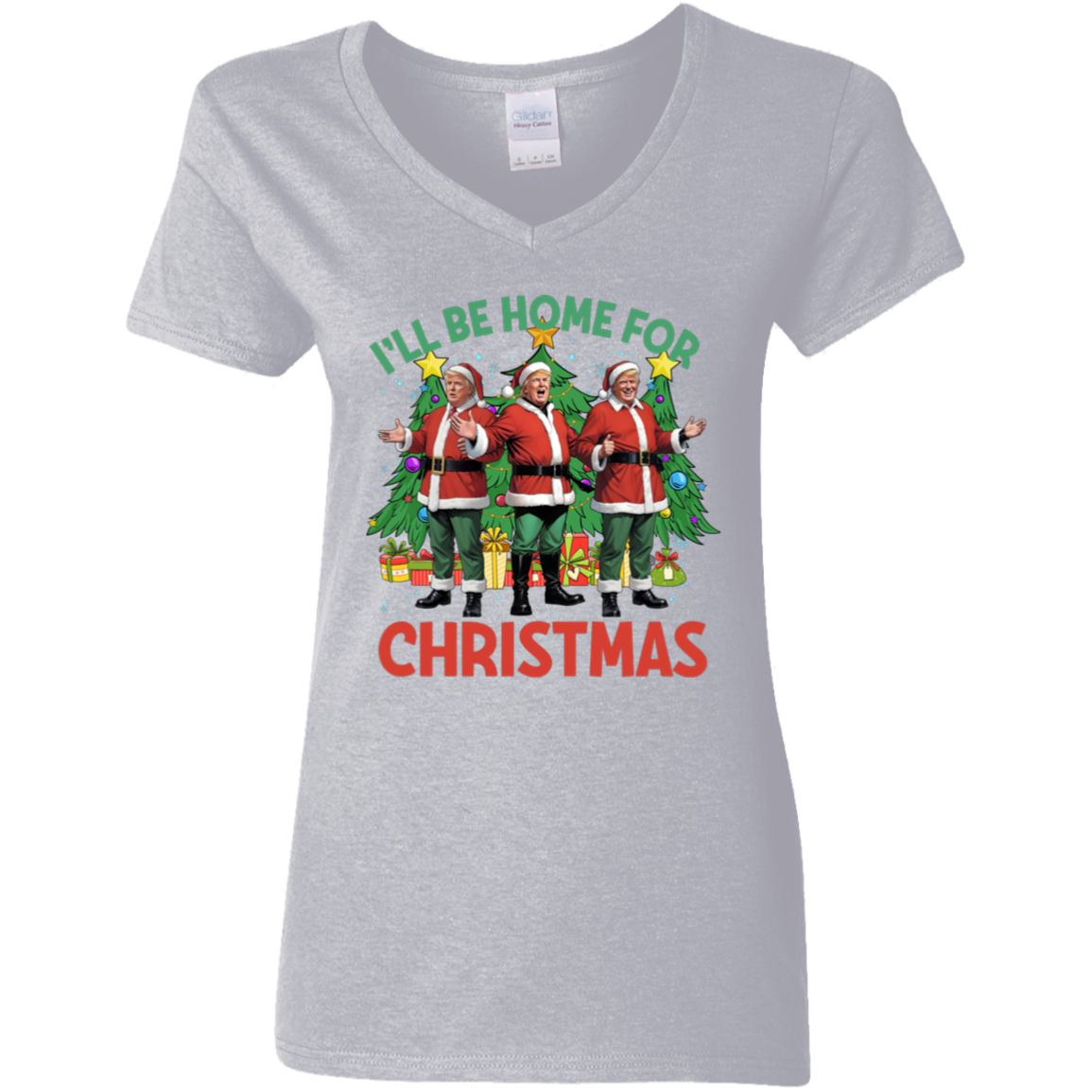 Trump I'll Be Home for Christmas - Election Trump Shirt 64078