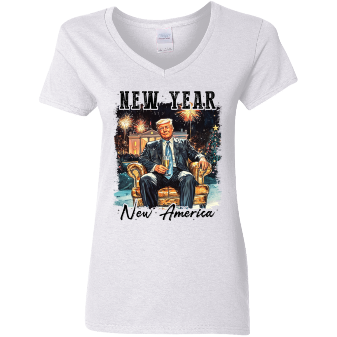 New Year New America President Donald Trump Shirt HA75 64280