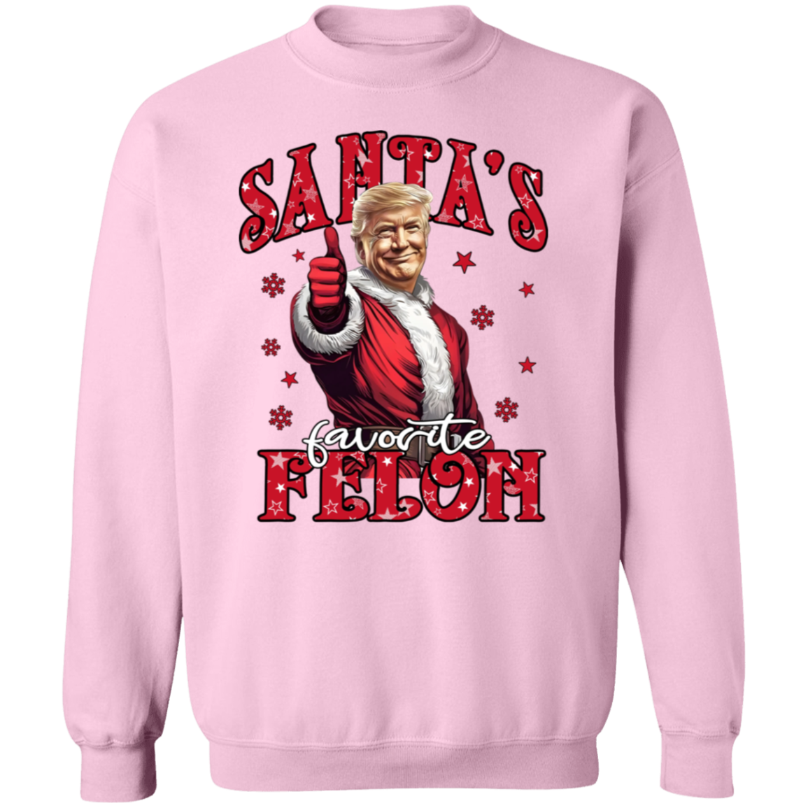 Santa's Favorite Felon Bright Shirt TH10 64037