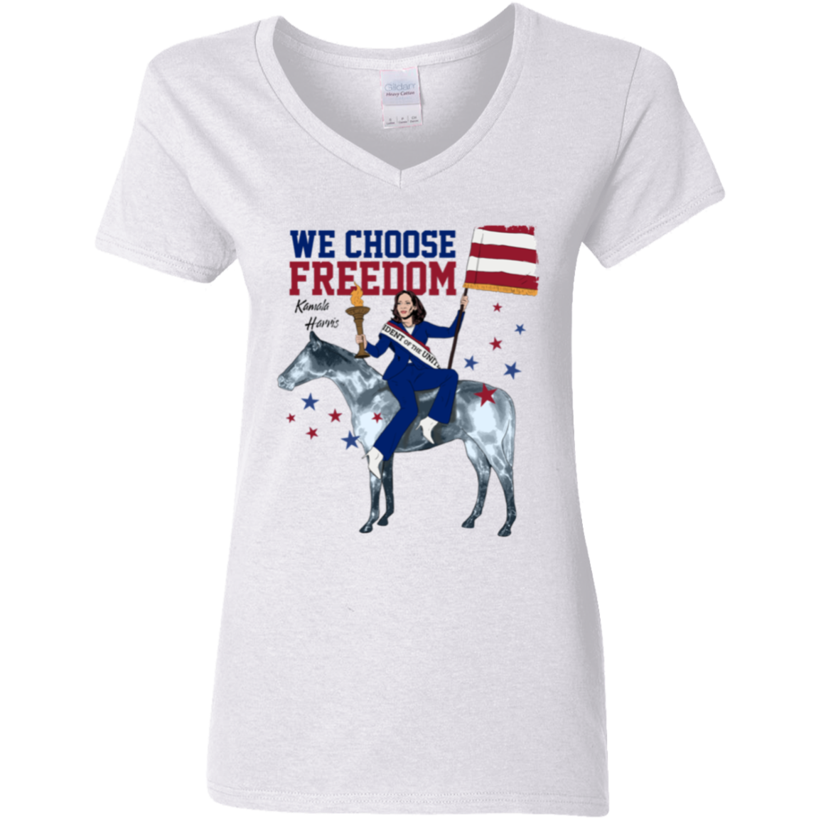 Kamala Harris We Choose Freedom Bright Shirt HA75  63486