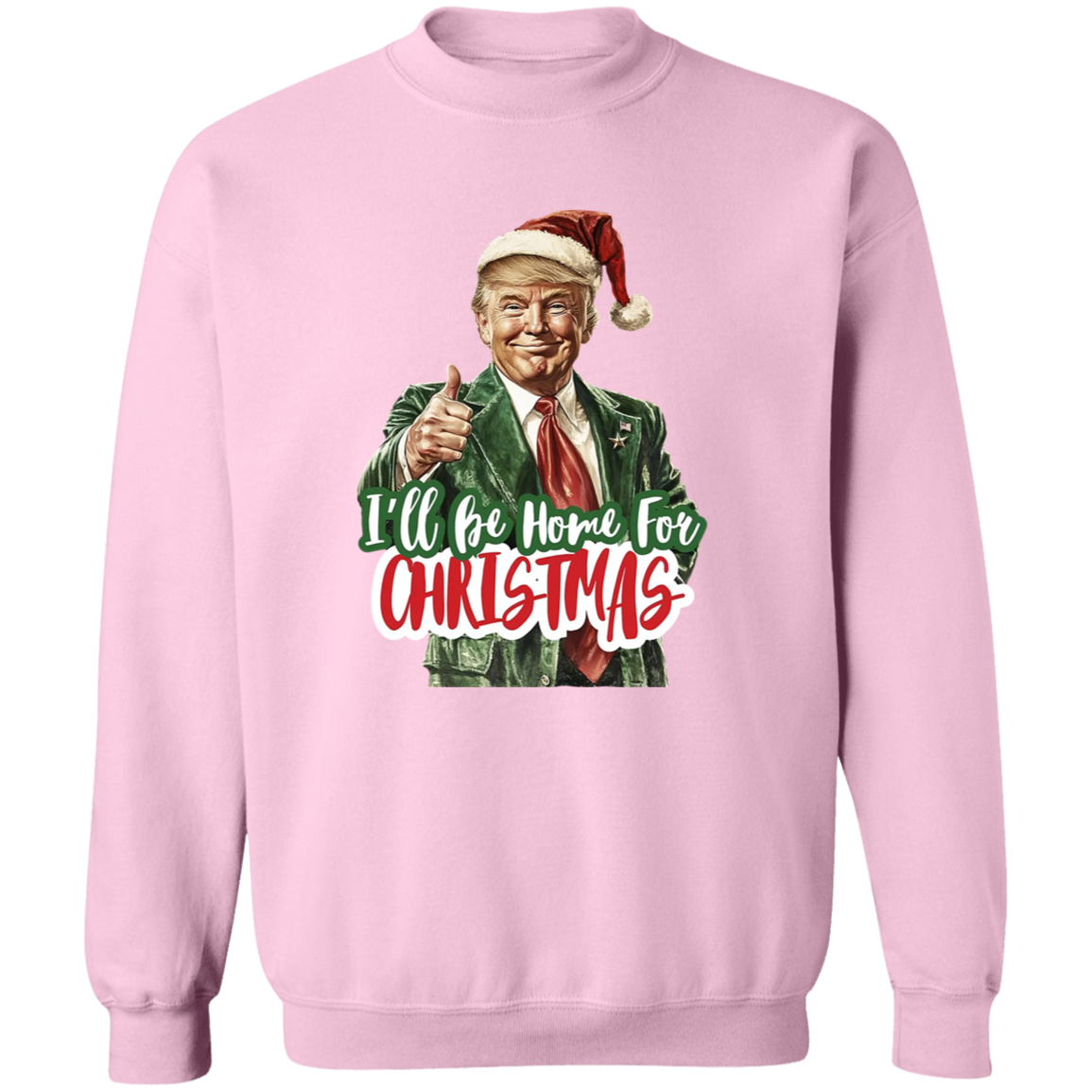 I'll Be Home for Christmas Shirt, Christmas Donald Trump Shirt HA75 63772