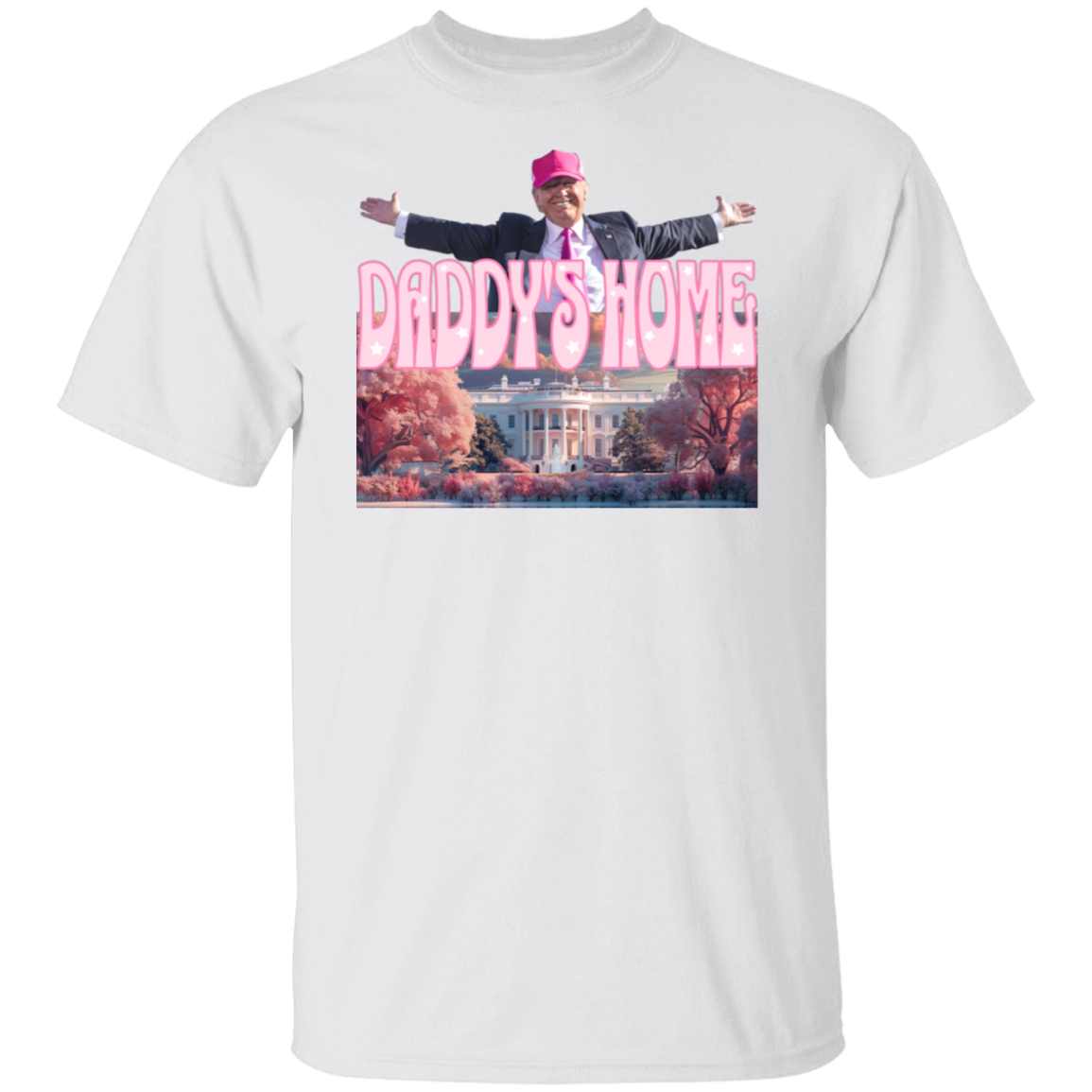 Daddy's Home Home Real Good Man Donald Pink Shirt HO82 62492