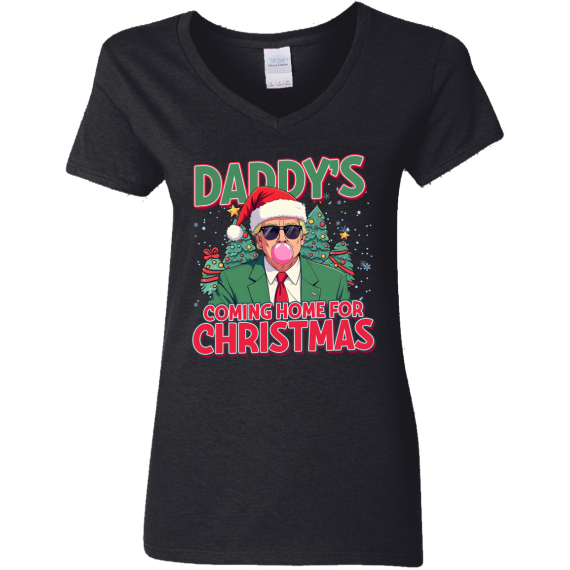 Daddy's Coming Home For Christmas Dark Shirt TH10 64061