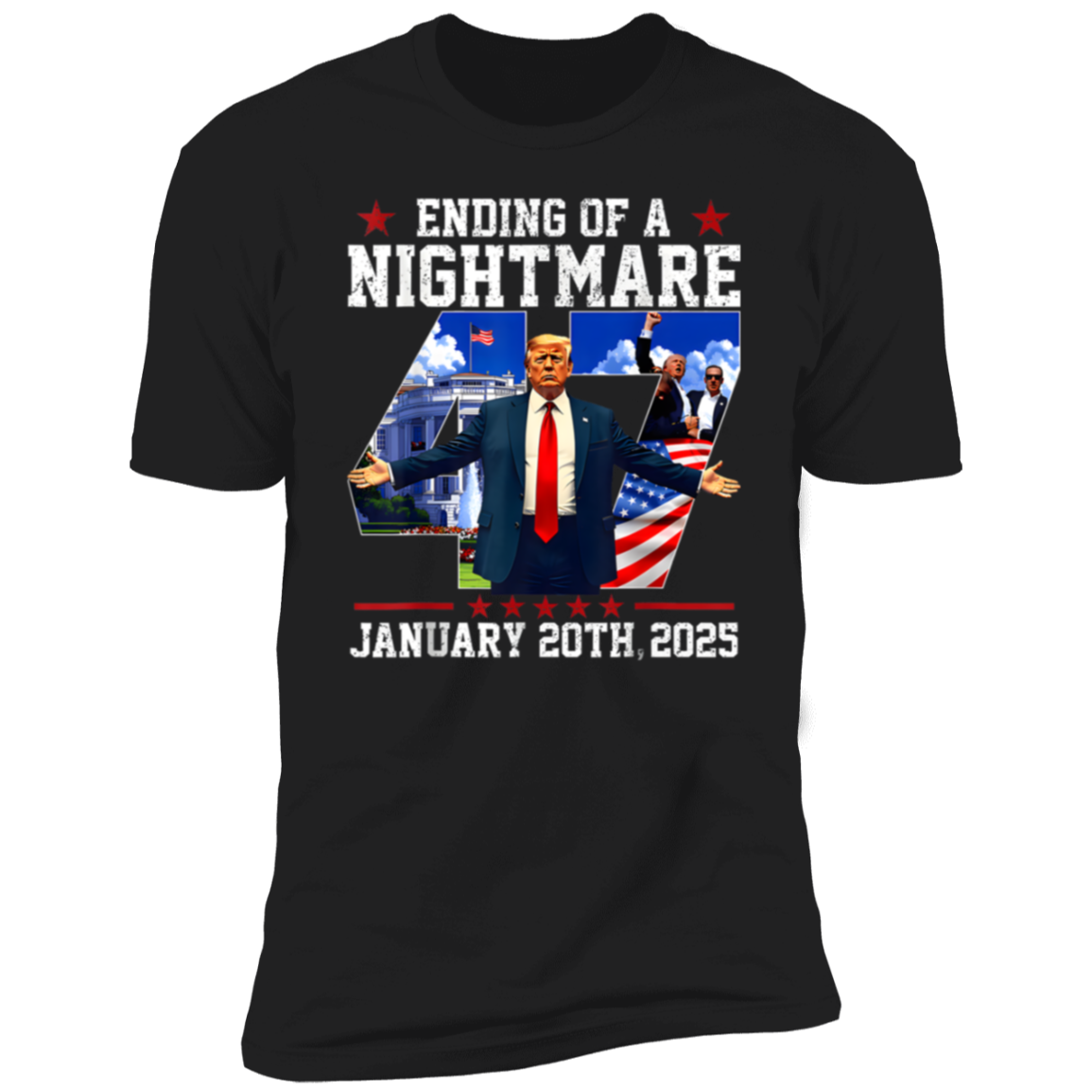 Ending Of A Nightmare Donald Trump Shirt TH10 64319