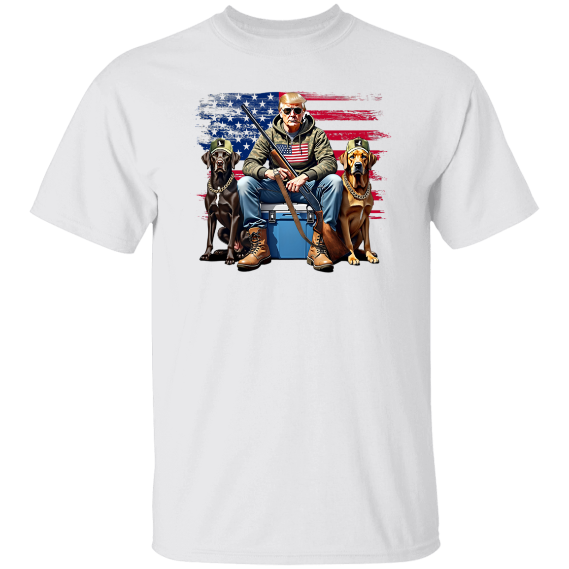 Trump Duck Hunting Bright Shirt CH07 67290