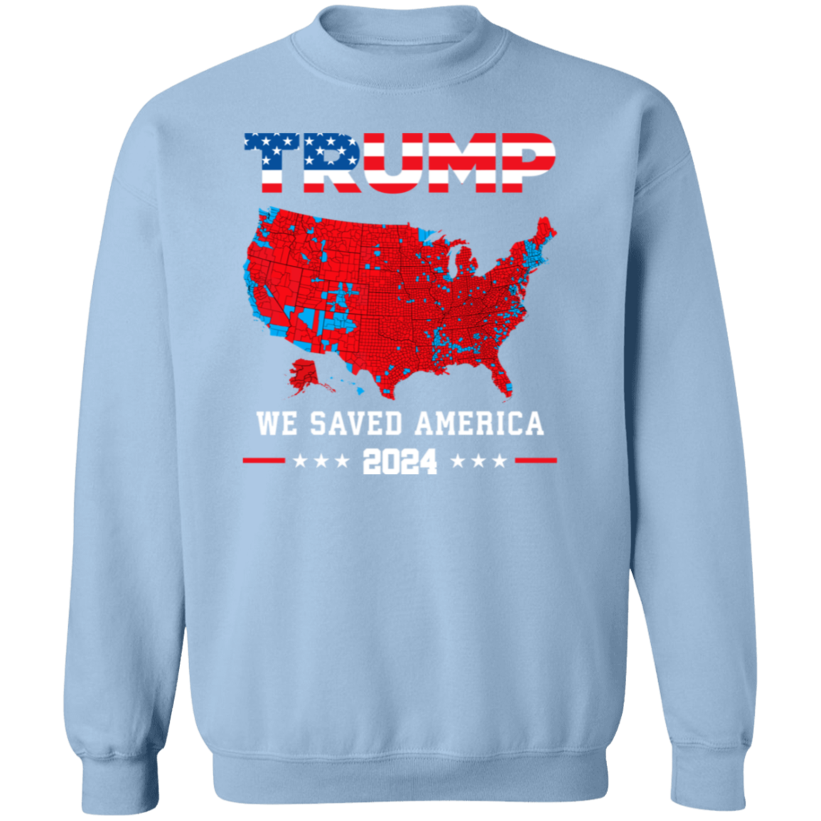 Trump We Saved America 2024 Frontside White Shirt HA75 63789