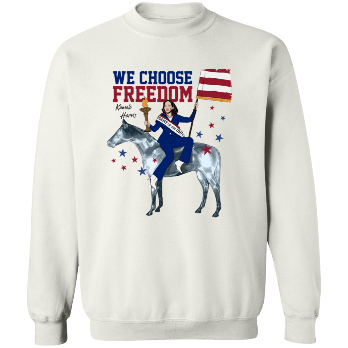 Kamala Harris We Choose Freedom Bright Shirt HA75  63486