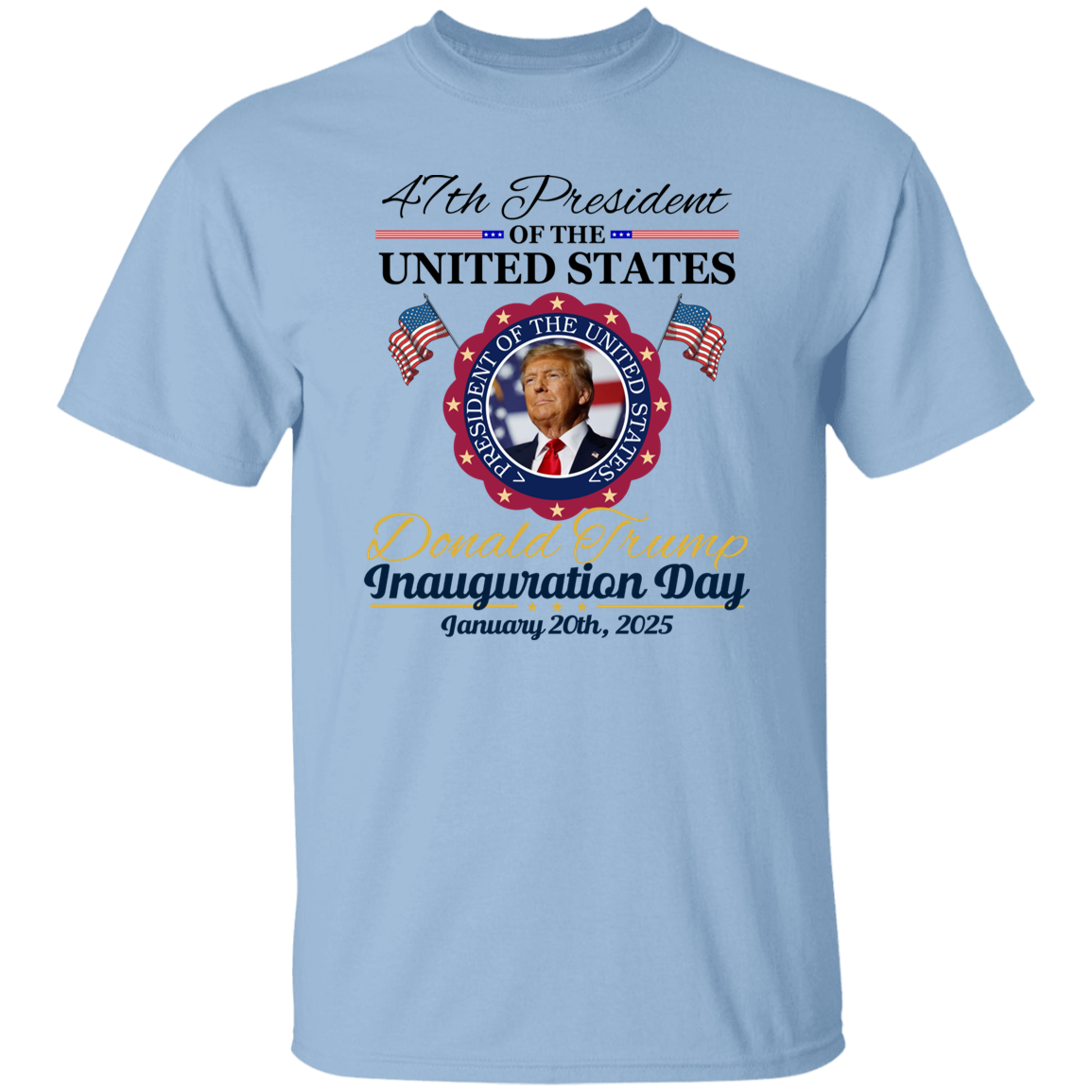 Donald Trump Presidential Inauguration Day 2025 Bright Shirt HA75 67122