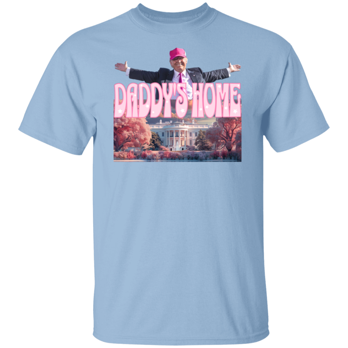 Daddy's Home Home Real Good Man Donald Pink Shirt HO82 62492