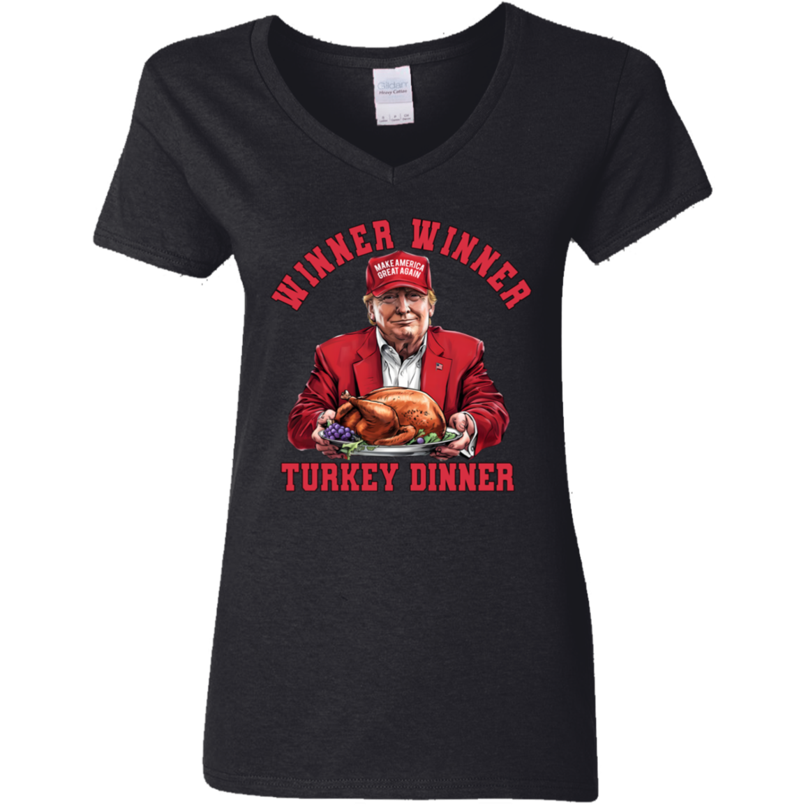 Winner Winner Turkey Dinner Dark Shirt Funny Gift For Trump Lovers HO82 67110