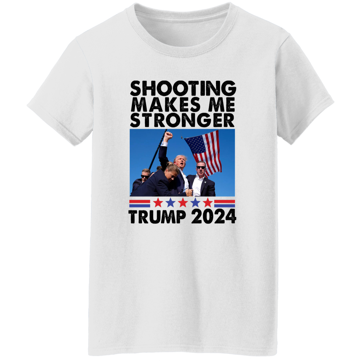 Sh**ting Makes Me Stronger Trump 2024 Bright Shirt TH10 63423