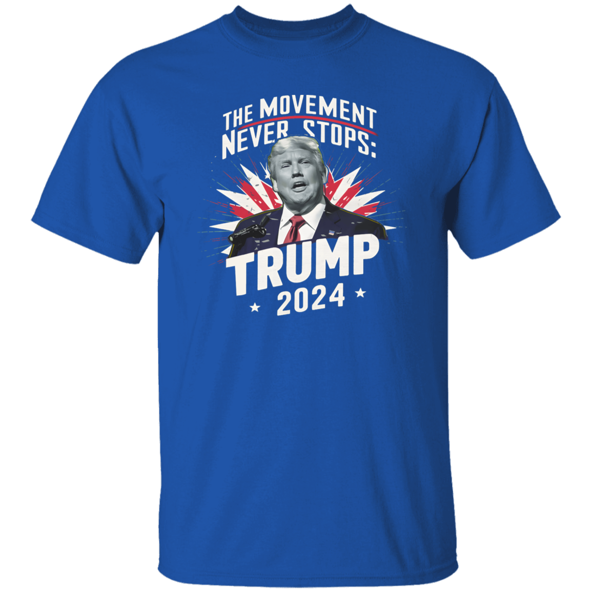 The Moment Never Stop Trump 2024 Dark Shirt HA75 62734