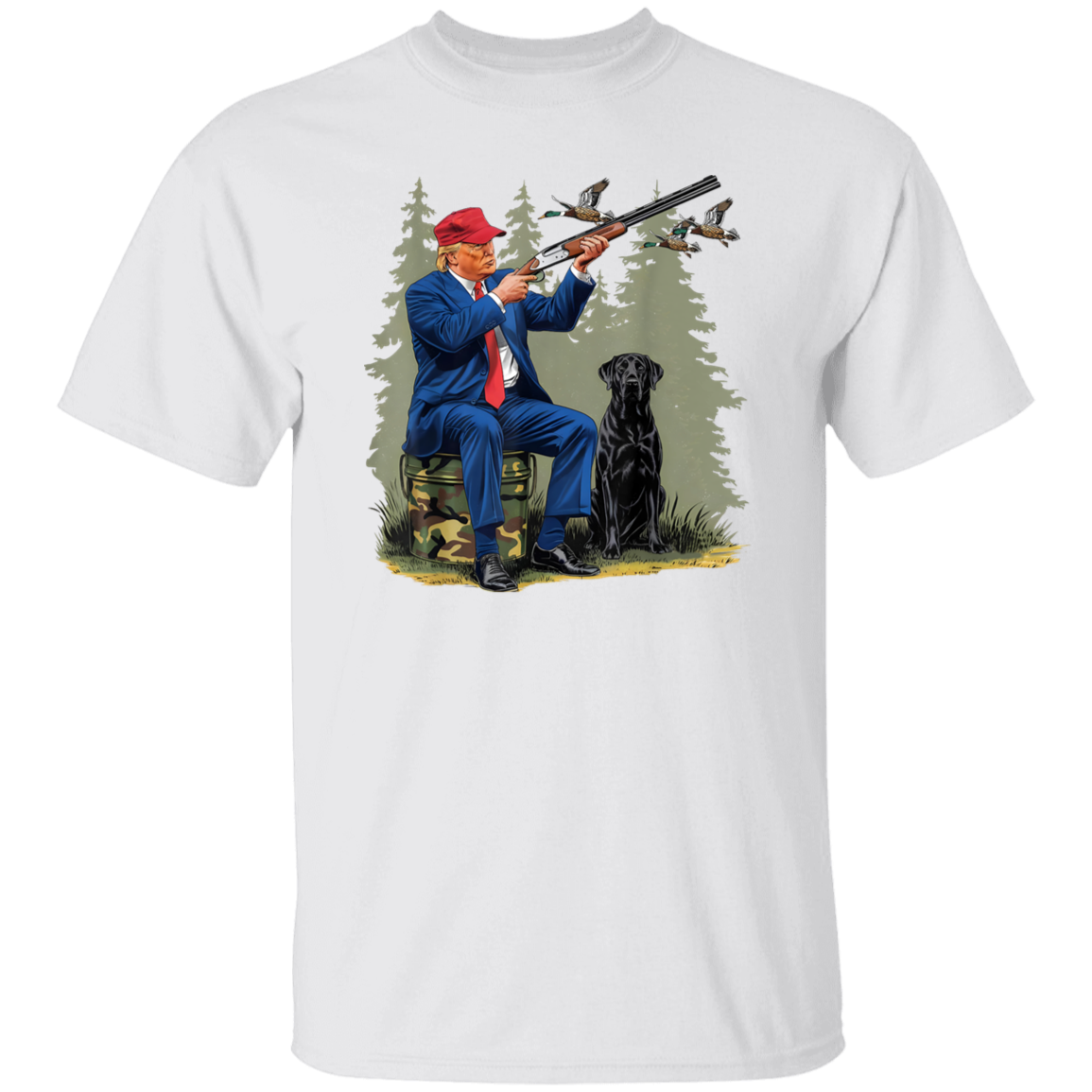 Trump Duck Hunting Bright Shirt HA75 63918
