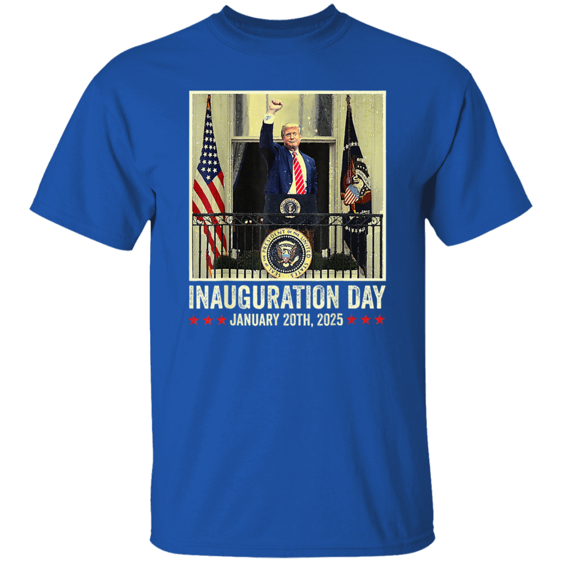 President Donald Trump Inauguration Day 2025 Memorabilia  Dark Shirt HO82 65642