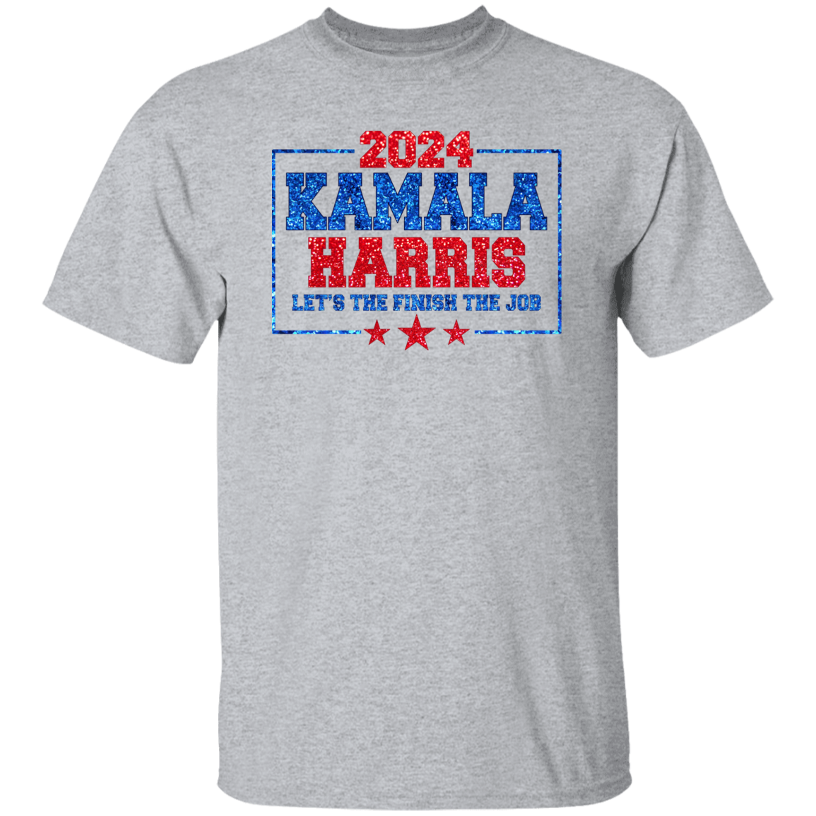Kamala Harris Let's Finish The Job Bright Shirt TH10 63387