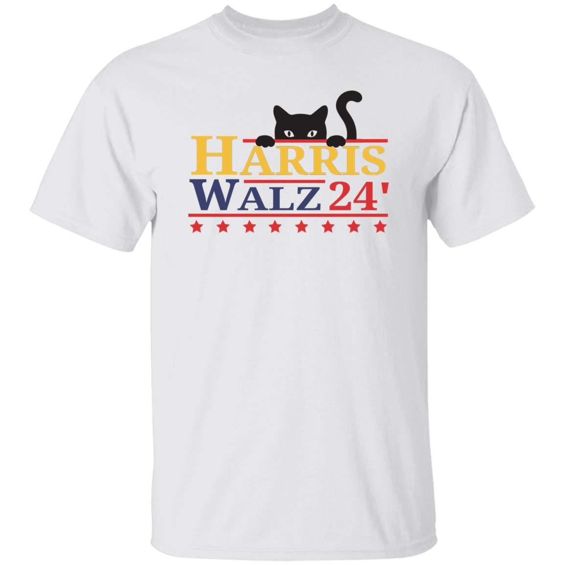 Harris Walz 2024 Cat Bright Shirt TH10 63347