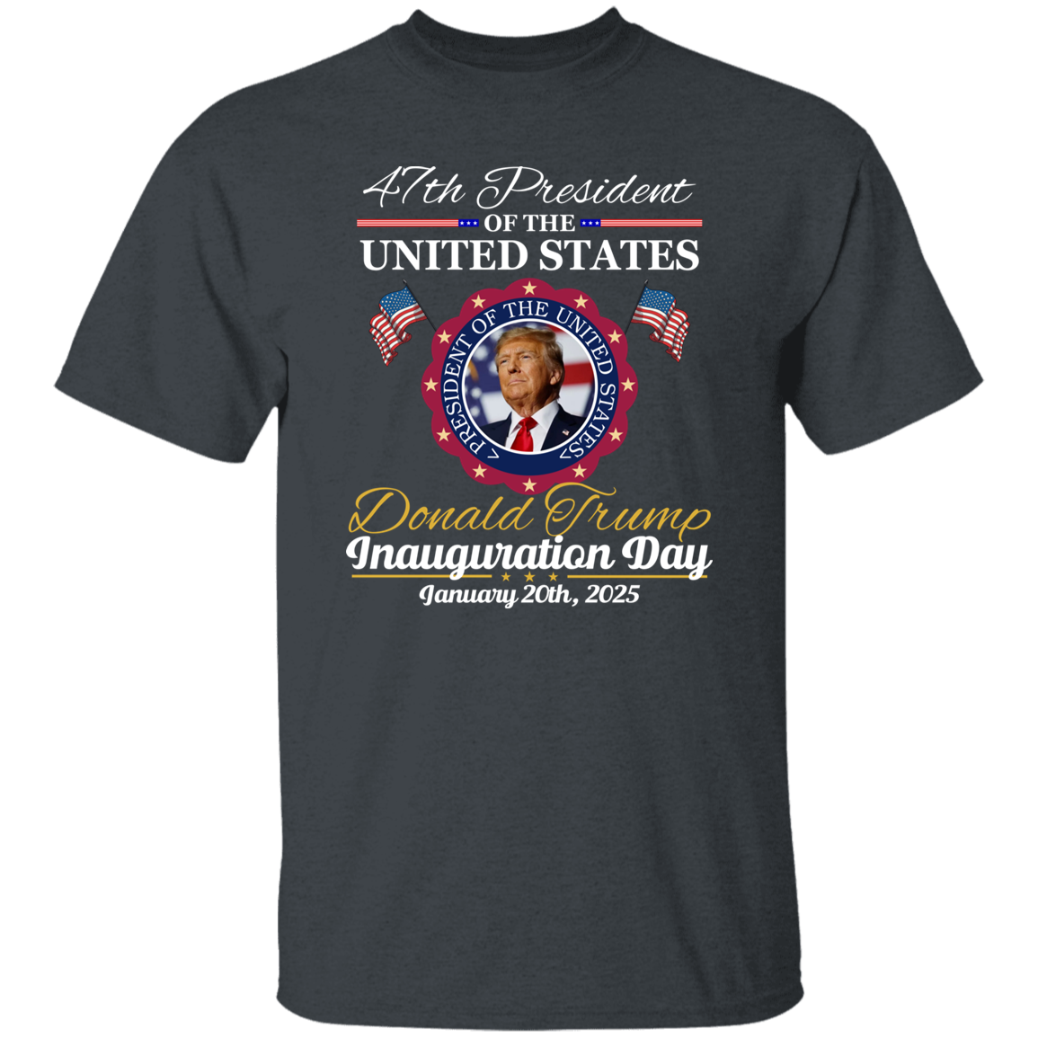 Donald Trump Presidential Inauguration Day 2025 Dark Shirt HA75 67120