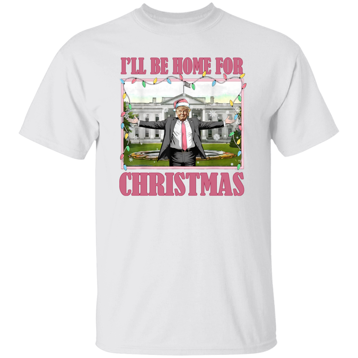 I'll Be Home For Christmas Donald Trump Sweatshirt HO82 65226
