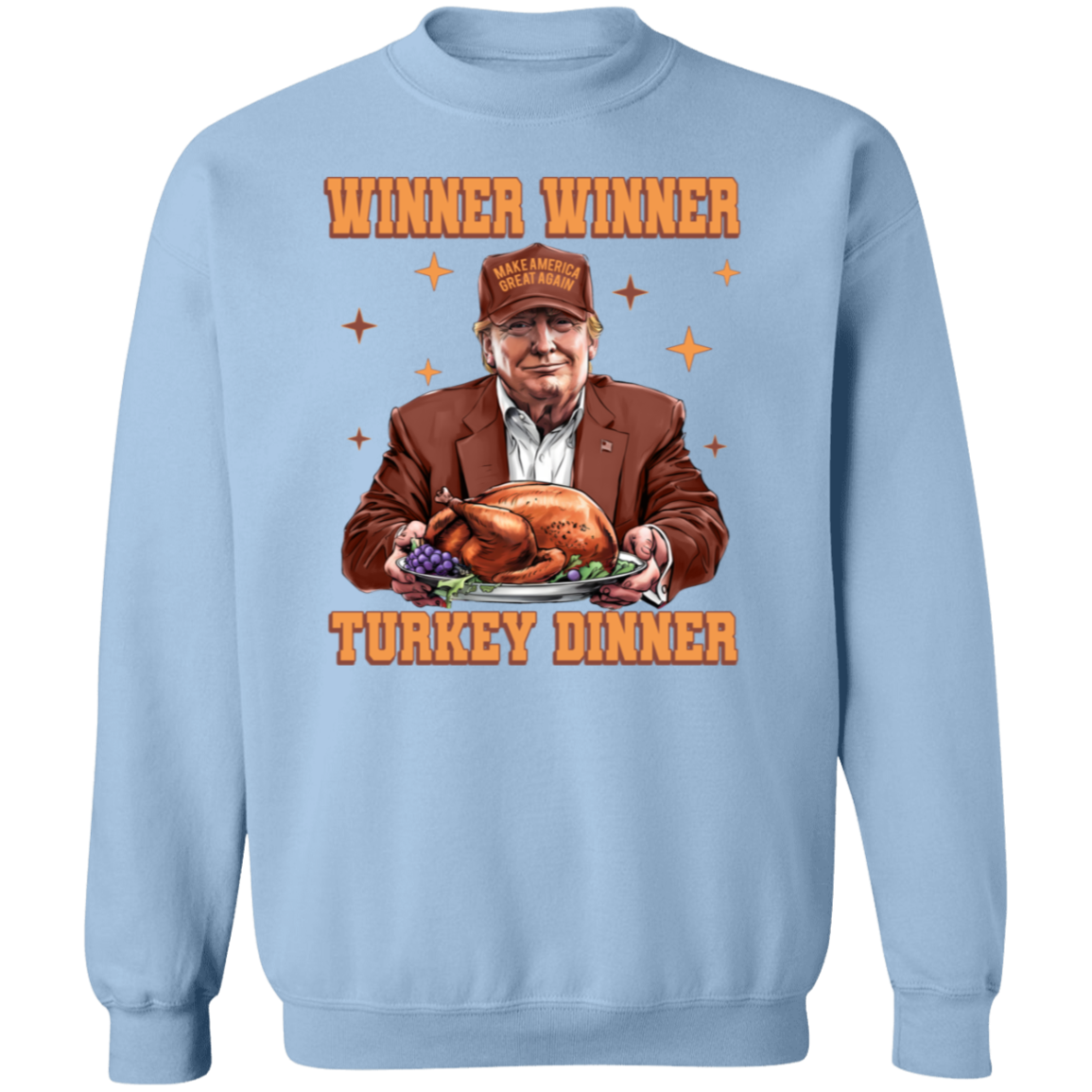 Trump Great Again Winner Turkey Dinner Bright Shirt LM32 63913