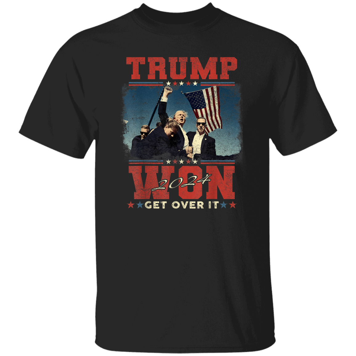 Trump Won President 2024 Dark Shirt HO82 65178