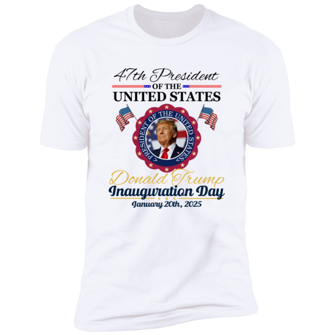 Donald Trump Presidential Inauguration Day 2025 Bright Shirt HA75 67122