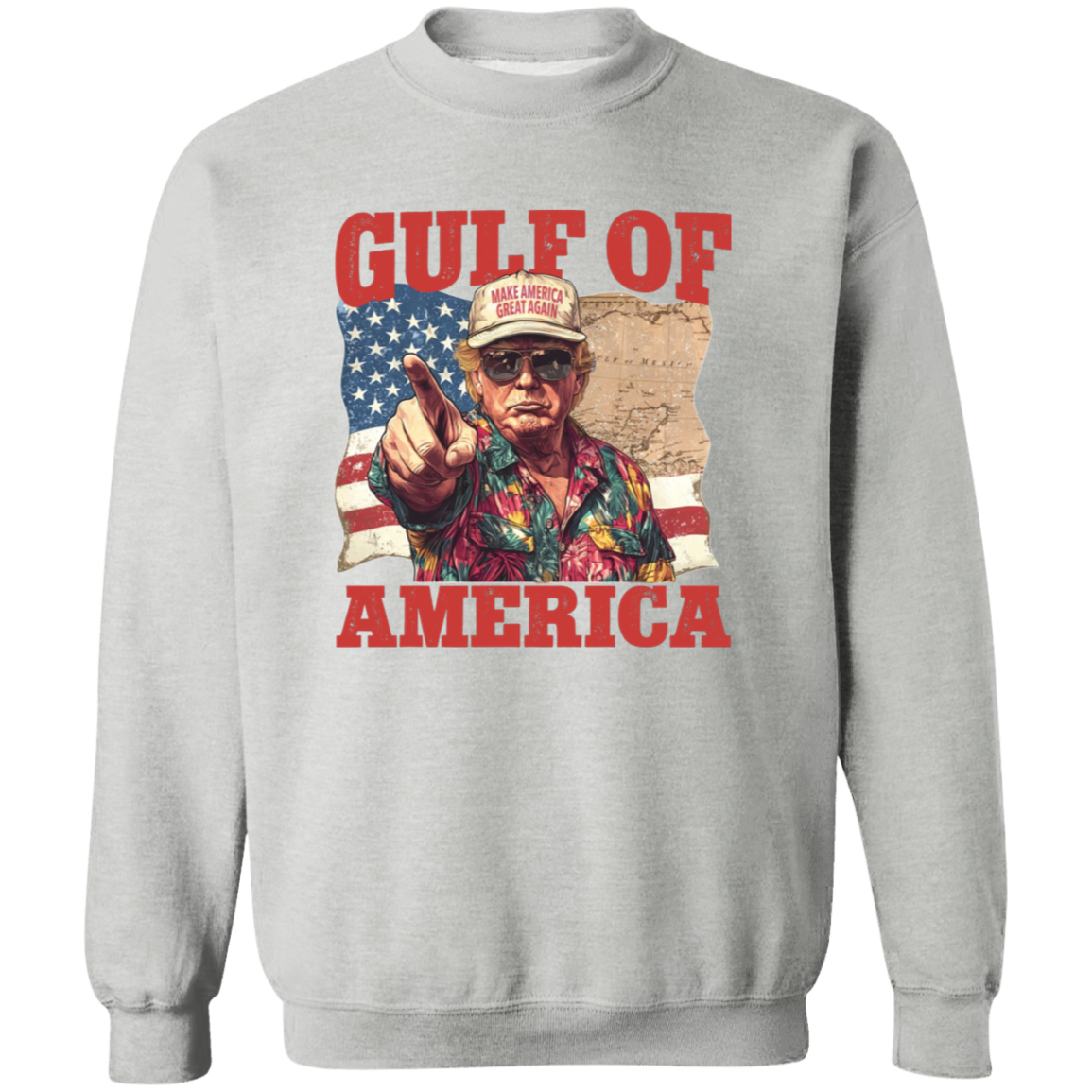 Gulf of Mexico to Gulf of America, President Trump Gulf of America Dark Shirt HA75 64334