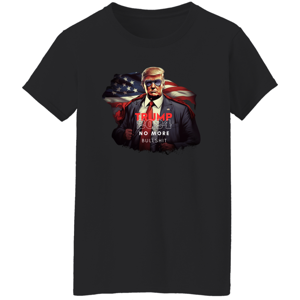 Donald Trump 2024 Support For President Dark Shirt N304 62546 HO82