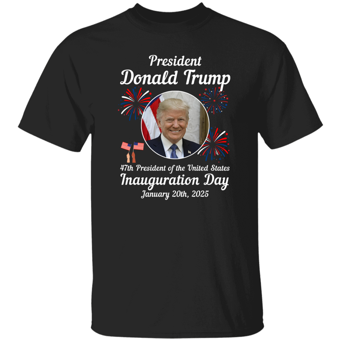 47th President Donald Trump Inauguration Day Dark Shirt HO82 65620