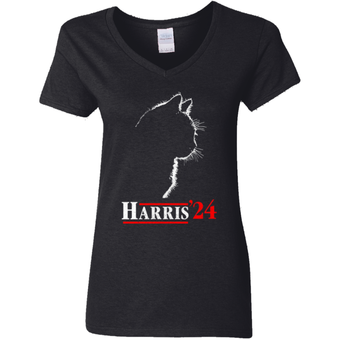 Cat Ladies Harris Funny Cat 2024 President Kamala-Harris Dark Shirt HO82 65084
