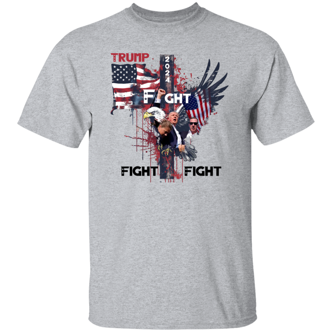 Trump Fight Fight Fight Bright Shirt HO82 65394