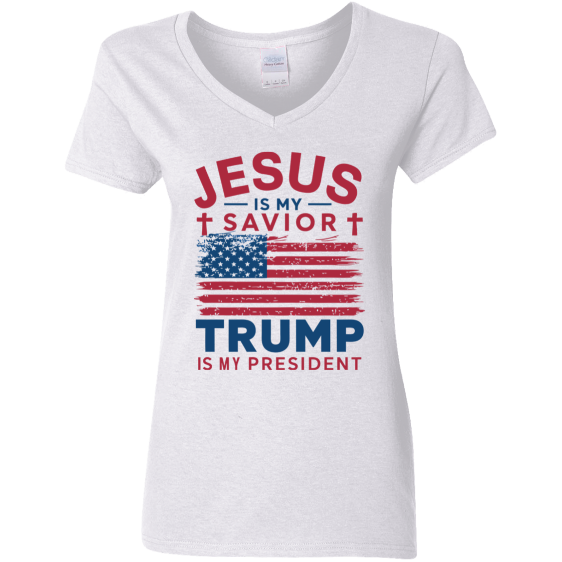 Jesus Is My Savior Trump Is My President Bright Shirt HO82 65326