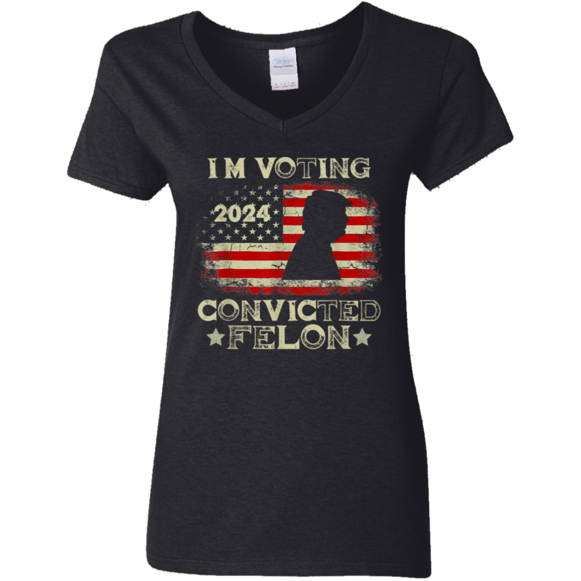 I'm Voting Convicted Felon Dark Shirt HO82 62616