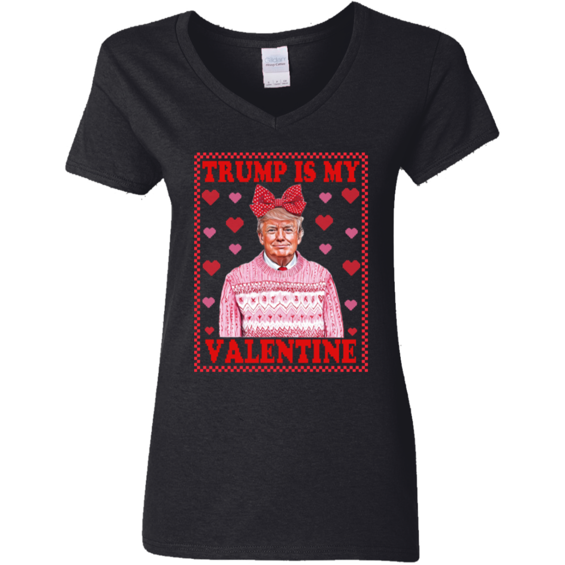 Trump Is My Valentine Dark Shirt TH10 64317