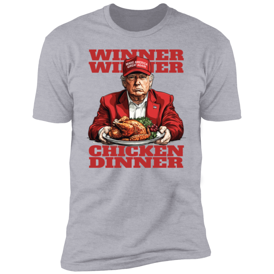 Trump Winner Chicken Dinner Bright Shirt LM32 63891
